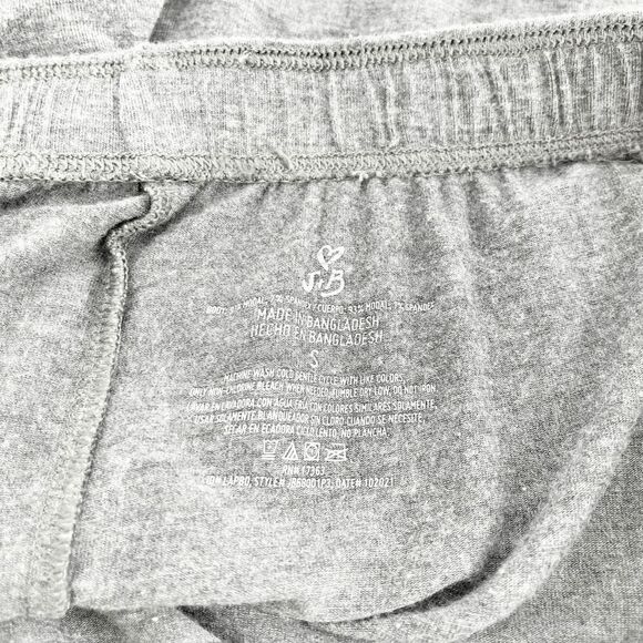 J+B Womens Sleep Short Size S Gray Drawstring Mini Mid Rise Soft Flowy - Picture 3 of 3